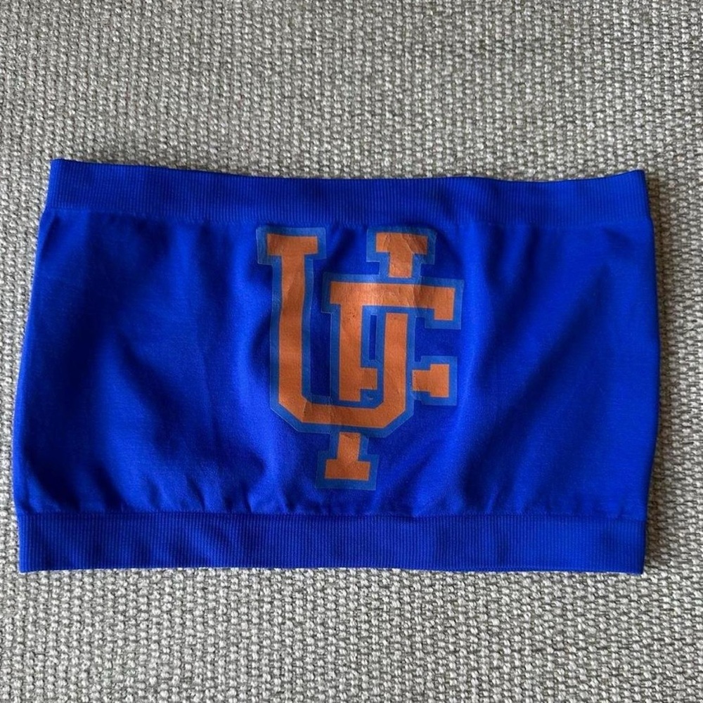 Custom UF Gators Tube Top – Blue & Orange University of Florida Bandeau